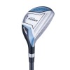 LADIES PETITE LENGTH POWERBILT ALL GRAPHITE COMPLETE GOLF CLUB SET w/DRIVER + HYBRID + BAG + PUTTER + 2 HEAD COVERS: PETITE, REGULAR OR TALL LENGTHS